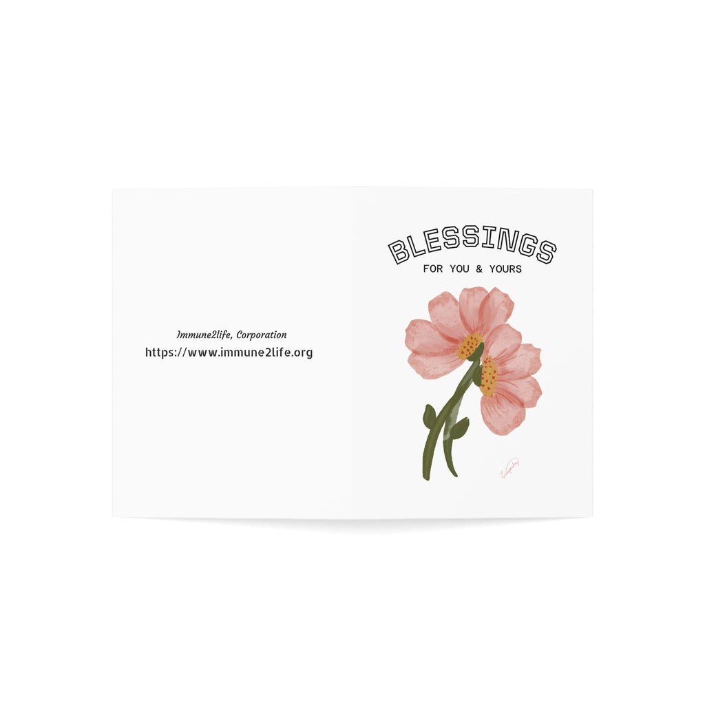 Blessings Greeting Cards (1, 10, 30, and 50pcs)
